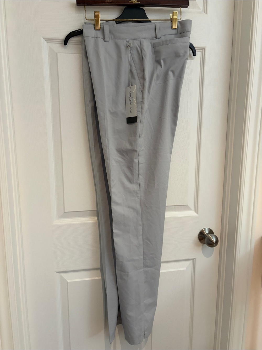 Women's Light Gray Tailored Trousers - Classic Workwear